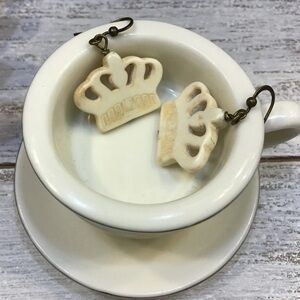 #18 Crown Earrings